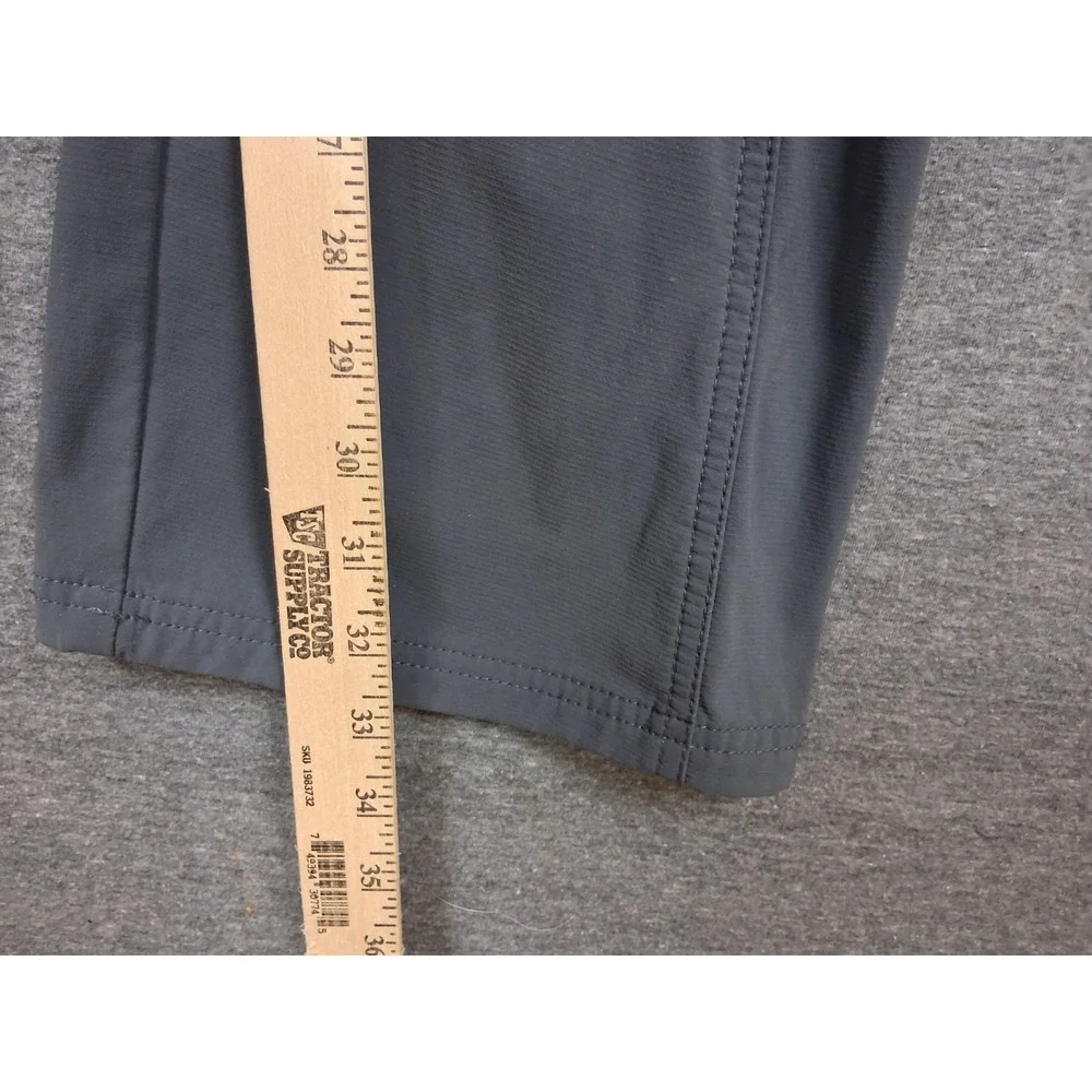 Eddie Bauer Womens Pants‎ 12 Gray Nylon Fleece Lined Outdoor Gorp Hiking Camping